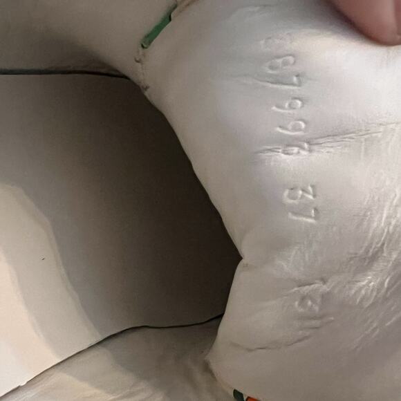 Gucci Ace Strawberry Print Leather Sneakers Low Top Web Stripe EU 37 US 7 - Picture 11 of 14